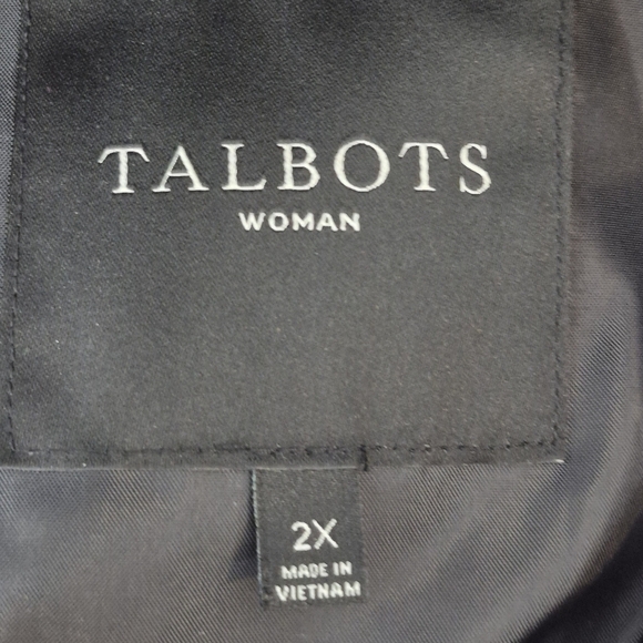 Talbots Gingham Down Puffer Vest - Size 2X - Picture 14 of 16